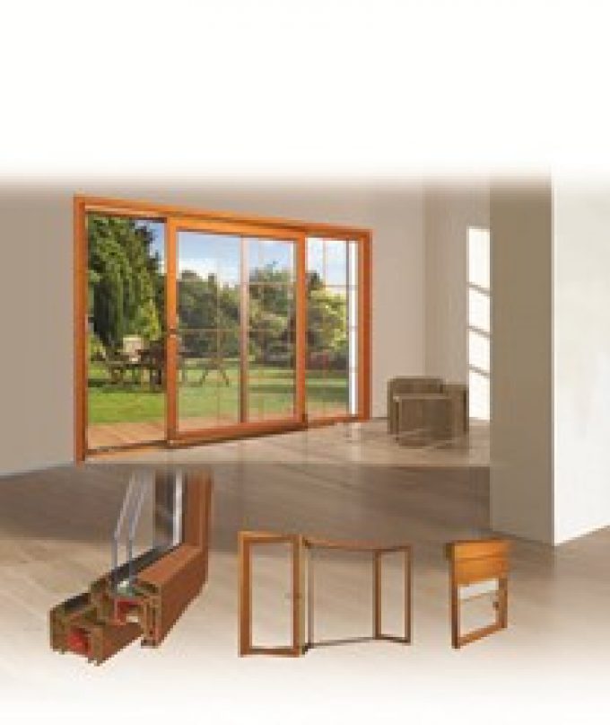 Laminated PVC Profiles for Windows and Doors
